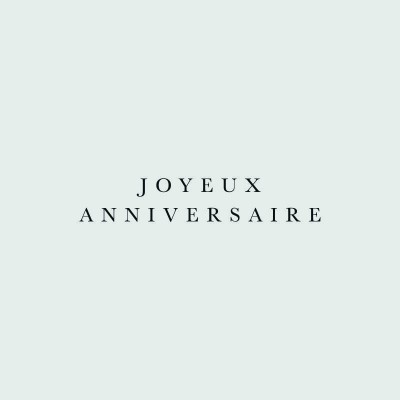 Tampon anniversaire n°7 "Joyeux anniversaire" 65x20mm